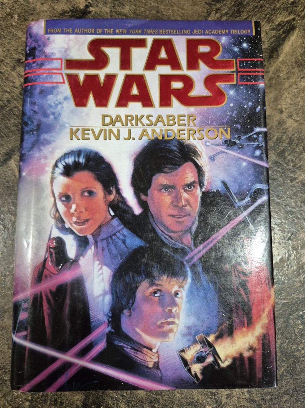 Vintage Star Wars Hardcover Book, Dark Saber